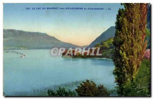 Aix les Bains - Lake Bourget - Vu d & # 39Hautecombe - Old Postcard