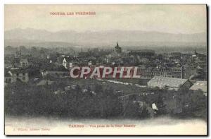 Old Postcard Tarbes View Shooting Tower Massey