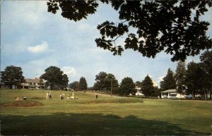 Melvin Village New Hampshire NH Bald Peak Colony Club Golfing Vintage PC