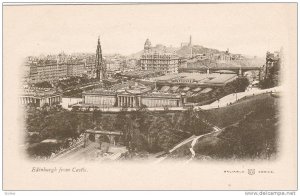 Bird's Eye View, Edinburgh From Castle, Scotland, UK, 1900-1910s