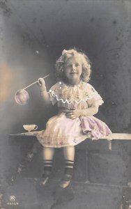 Blowing Bubbles Toy Doll Unused real photo