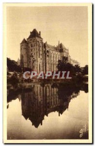 Old Postcard Solesmes In The Quiet Evening