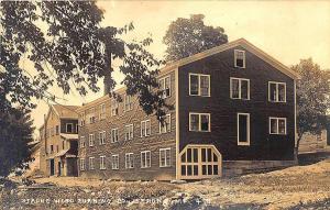 Strong ME Strong Wood Turning Company RPPC Postcard