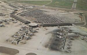 B77059 chicago o hare international airp  airport aviation scan front/back image