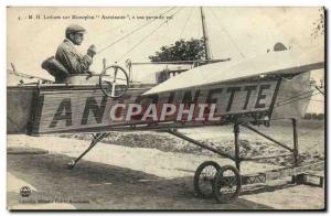 Old Postcard Jet Aviation Latham Antoinette monoplane its flight position