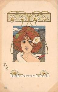 Alix VIII Artist Raphael Kirchner 1904 perfect corners, light yellowing on co...