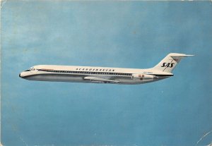 US24 transportation airplane Super DC-9 jetline Scandinavian Airlines plane