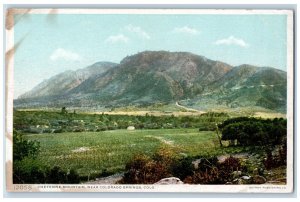 c1920's Cheyenne Mountain Near Colorado Springs Colorado CO Phostint Postcard