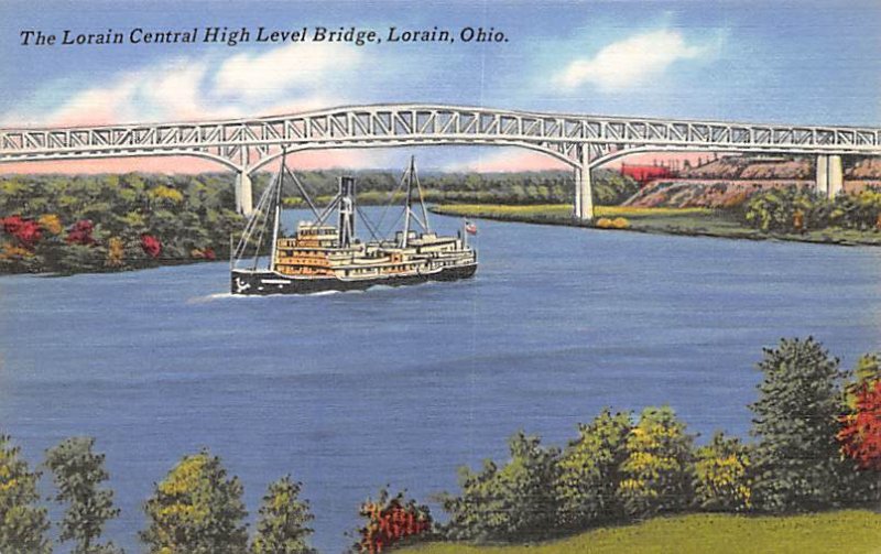 Lorain Central High Level Bridge Lorain, Ohio OH