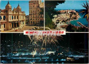 Modern Postcard Monaco Monte Carlo