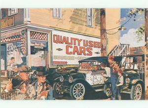 Unused Modern postcard 1913 CHEVROLET USED CAR DEALER - GM GENERAL MOTORS k9095