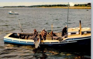 Tuna Fishing  Wedgeport  Nova Scotia  Canada   Postcard  1961