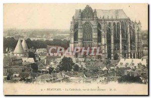 Old Postcard Beauvais Cathedral to the Saint Etienne