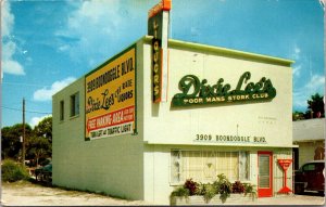 Dixie Lee's Liquor Store, Boondoggle Blvd Sarasota FL c1955 Postcard W09