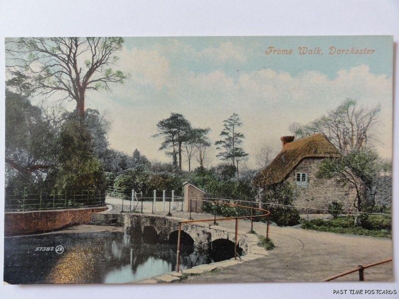 Dorset DORCHESTER Frome Walk c1907 by Valentine 57387