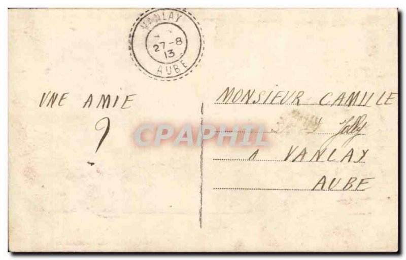 Fantasy - Couple - Le Reve - Romantic Card With Mustached Man - Old Postcard