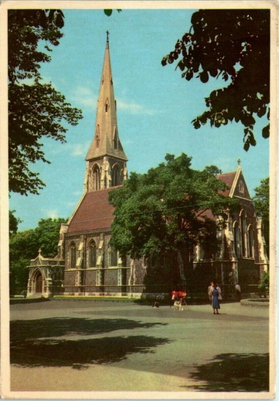 Postcard - The English Church - Copenhagen, Denmark 