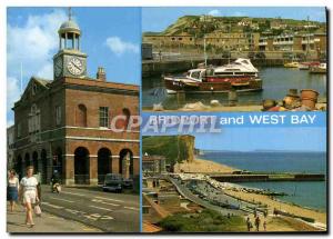 Postcard Modern And West Bay Bridport