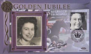 Lester Piggott Horse Racing Queen Elizabeth II Hand Signed Benham FDC