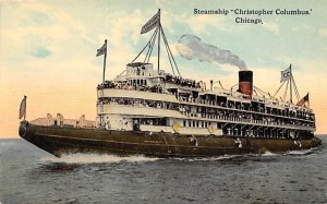 Christopher Columbus River Steamship Milwaukee & Chicago Transportation Co Ship 