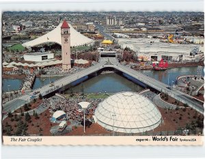 Postcard The Fair Couplet, Expo '74, World's Fair, Spokane, Washington