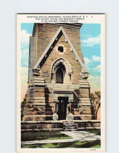 Postcard Saratoga Battle Monument Schuylerville New York USA