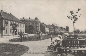 Denmark Postcard - Horsens - Parti Fra Aaboulevarden    T10453