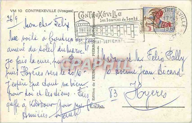 Modern Postcard Contrexeville (Vosges)