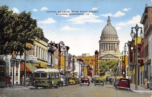 Capitol Building State Street - Madison, Wisconsin WI  