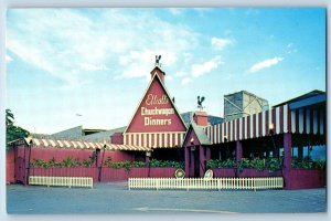 1960 Honolulu Hawaii HI Postcard Elliott's Chuckwagon Cocktail Lounge Free Rides
