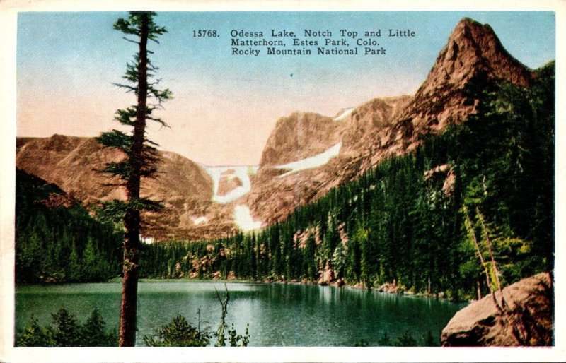 Colorado Estes Park Odessa Lake Notch Top and Little Matterhorn