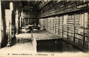 CPA Chantilly La Bibliotheque FRANCE (1014141)