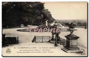 Old Postcard St Germain en Laye La Terrasse built by Lenotre Perspective