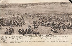 BELGIUM~PANORAMA BATTLE OF WATERLOO #5~MILITARY POSTCARD