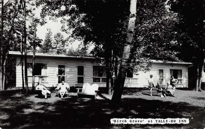 Huntsville Muskoka Canada Birch Grove Tally Ho Inn Real Photo Postcard J69602 