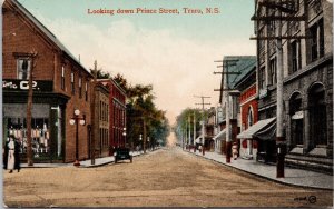 Prince Street Truro NS Nova Scotia Unused Postcard H54