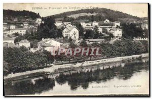 Old Postcard Epinal Promeande Templar and Coteaux