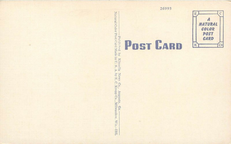 Postcard County Courthouse Aiken South Carolina SC