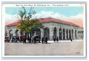 Vintage Open Air Post Office St Petersburg Florda Original P26E