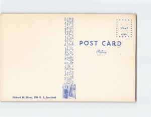 Postcard Richard M. Nixon, 37th U. S. President By Morris Katz