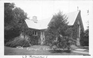 Episcopal Church SALEM ILLINOIS RPPC postcard 10980