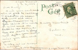 West High School, Aurora IL c1924 Vintage Postcard Y36