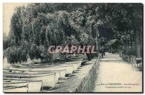 Paris - 12 - Bois de Vincennes - Boat - Tour du Lac Daumesnil - Old Postcard