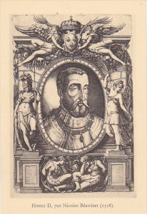 Henri II par Nicholas Beatrizet Rabelais Bibliotheque National