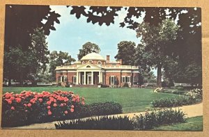 UNUSED POSTCARD - MONTICELLO, HOME OF THOMAS JEFFERSON, CHARLOTTESVILLE, VA.