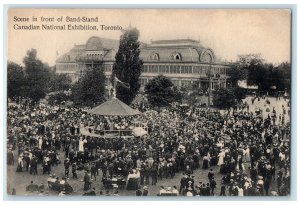 c1910 Scene in Front of Band-Stand Canadian National Exhibit Toronto Postcard
