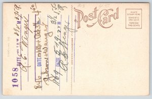 Winchester Indiana~Frances E Willard School~1920s Postcard