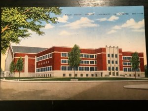 Vintage Postcard 1930-1945 Field House Purdue University Lafayette Indiana (IN)