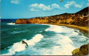 Postcard Three Arch Bay just south of Laguna Beach, California