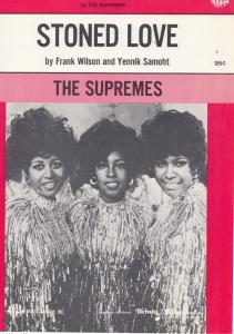 The Supremes Stoned Love of Tamla Motown 45 Rare XL Sheet Music